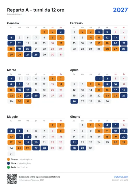 Grande – un semestre per pagina