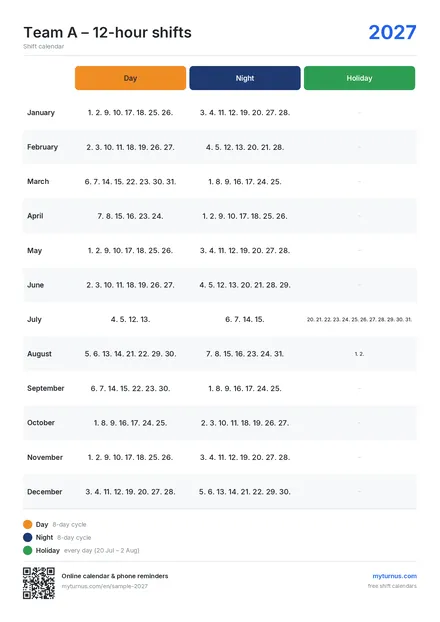 List of dates