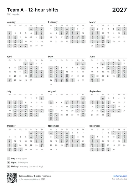 Year – black & white